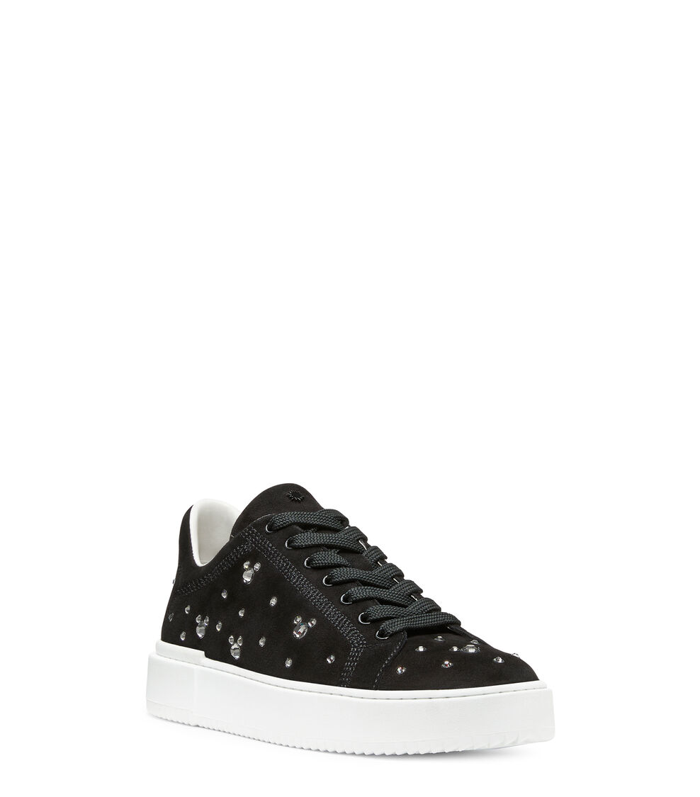 Stuart Weitzman DISNEY X SW RYAN LOW-TOP SNEAKER​ Black SC863SUYBCL