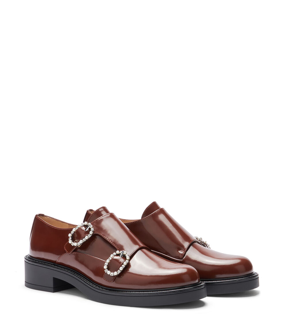 Stuart Weitzman LEIGHTON MONK STRAP NOISETTE SJ312APSHAZ