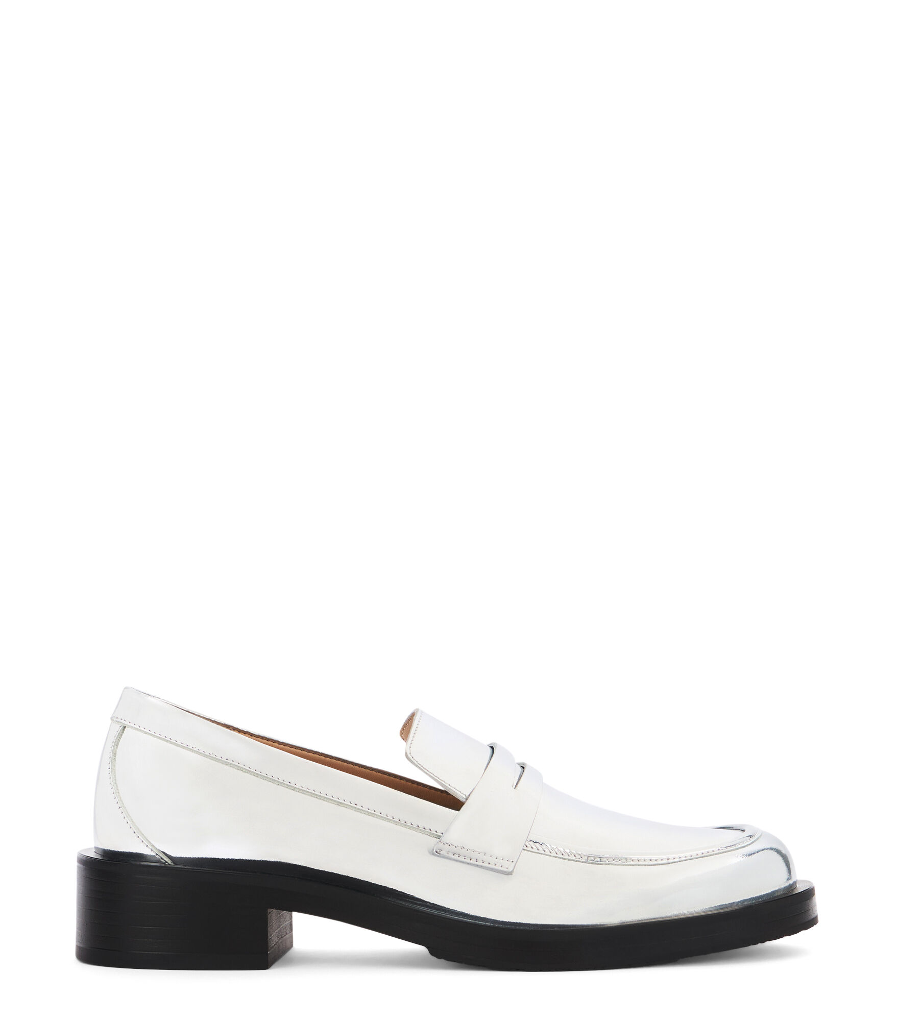 PALMER BOLD LOAFER, CHAUSSURES PLATES ET MOCASSINS, , CUIR SPECCHIO - Stuart Weitzman - Modalova