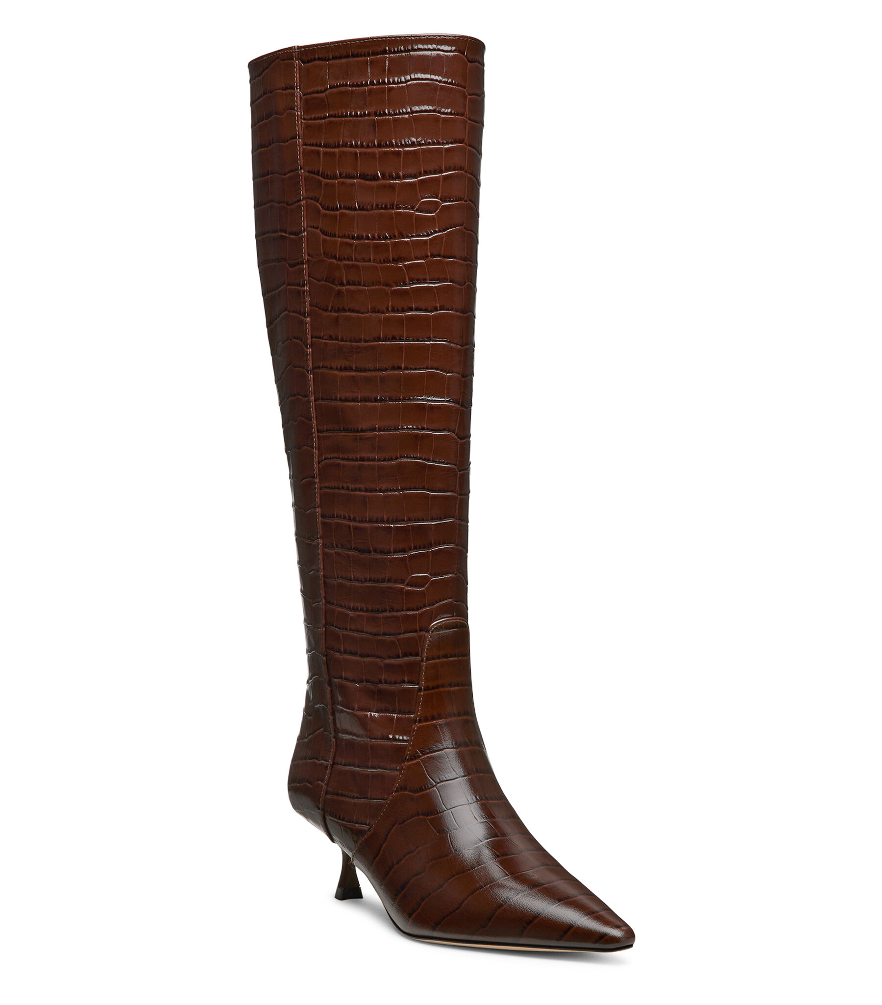 NAOMI 50 BOOT in WALNUT for Women Stuart Weitzman