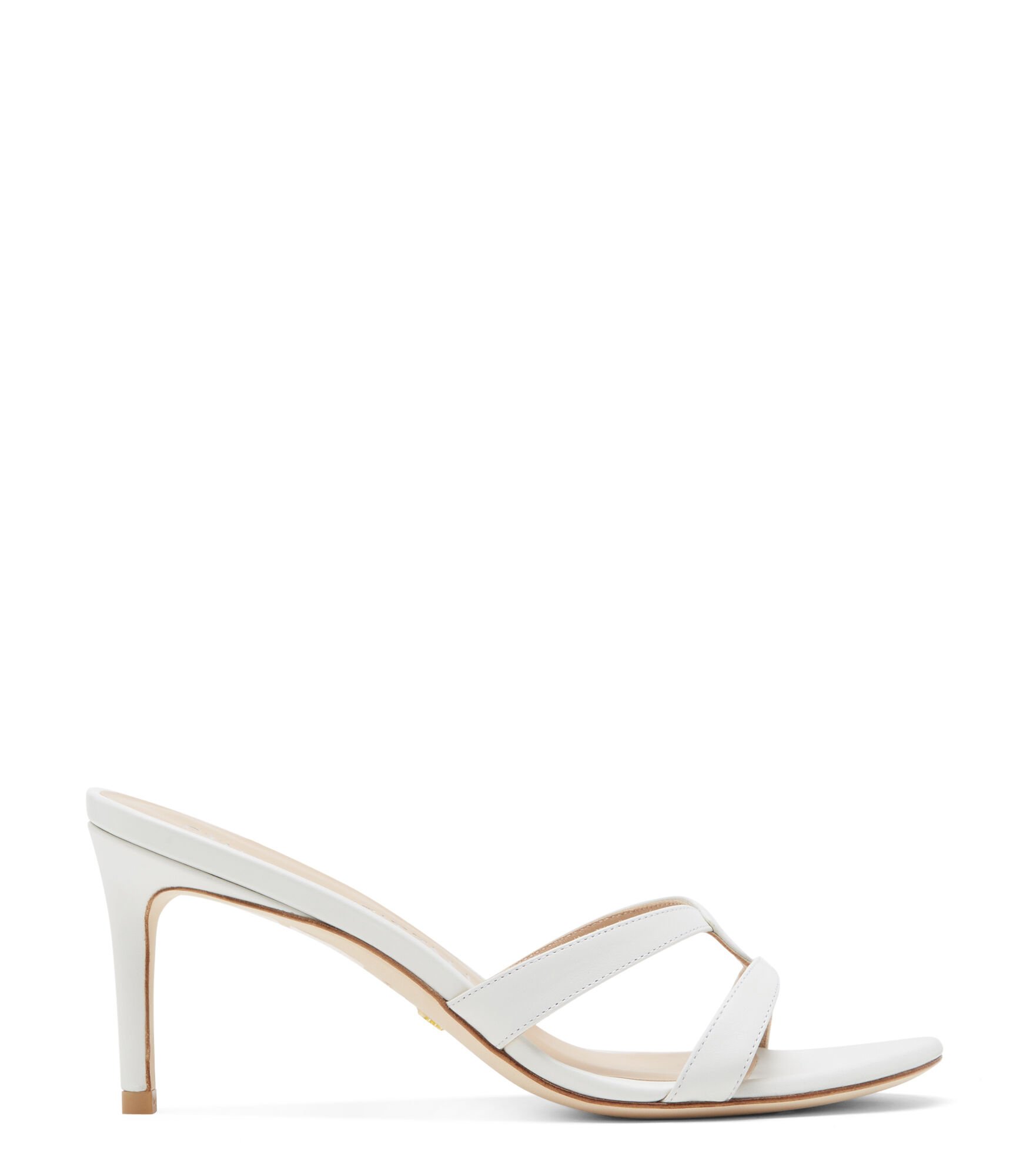 SOIREE SLEEK 75 SANDAL in WHITE for Women | Stuart Weitzman® UK