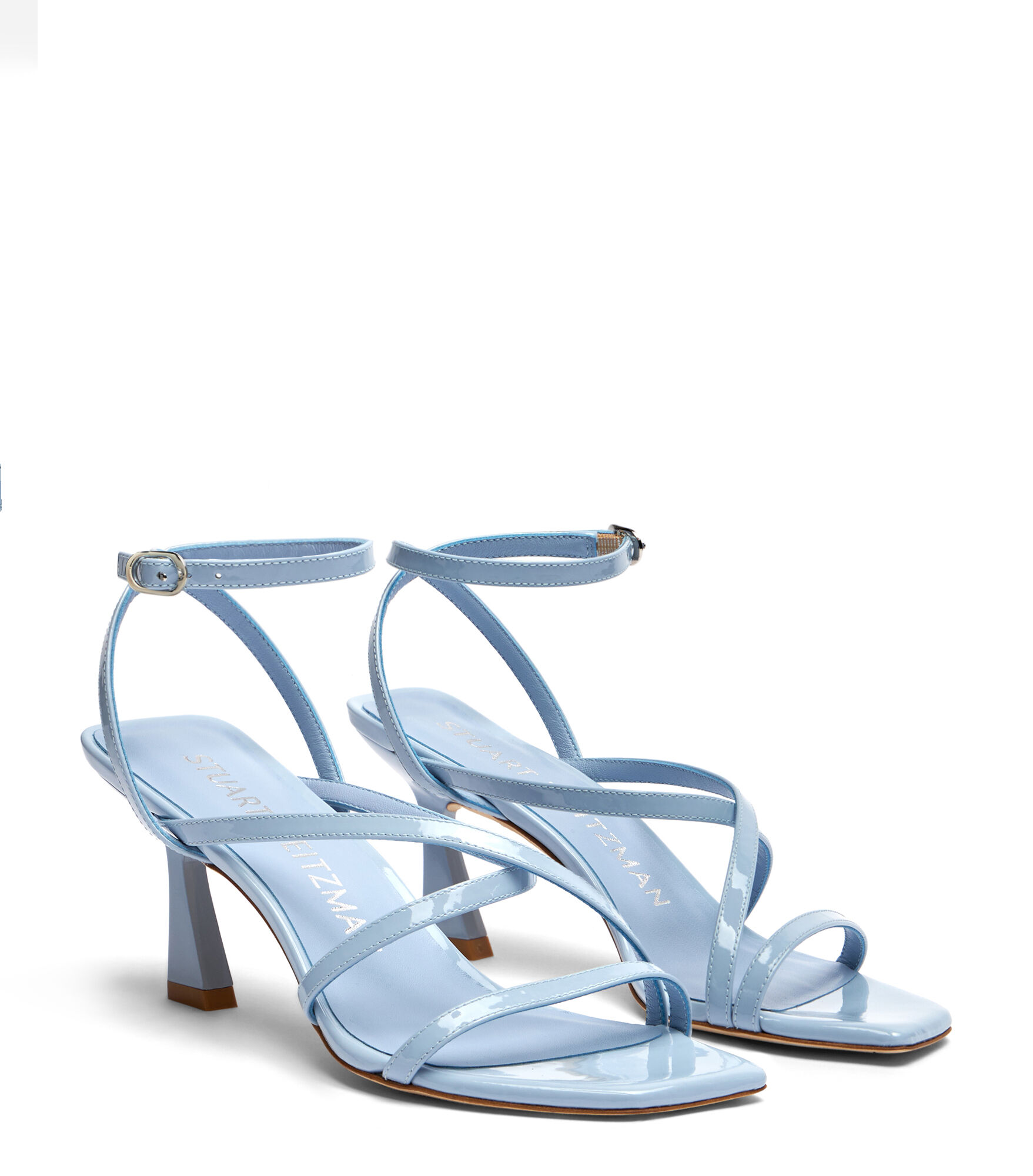 OASIS 75 ANKLE STRAP SANDAL in CIELO for Women Stuart Weitzman