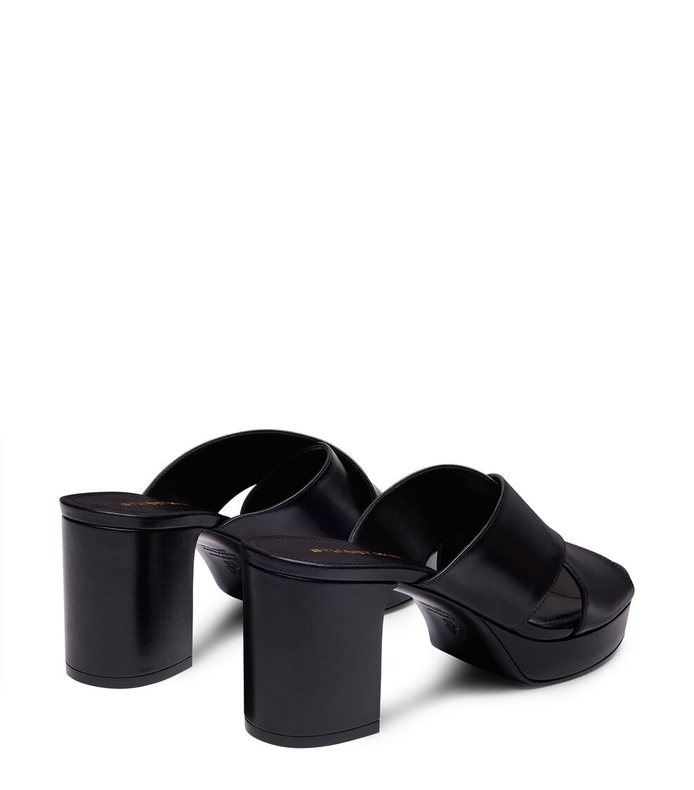 Stuart Weitzman SANDALIA SLIDE CON PLATAFORMA DAYNA NEGRO SO215SMOBLK