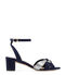 Stuart Weitzman ELVITA 50 NICE BLU/SILV S1279SLNQ0D