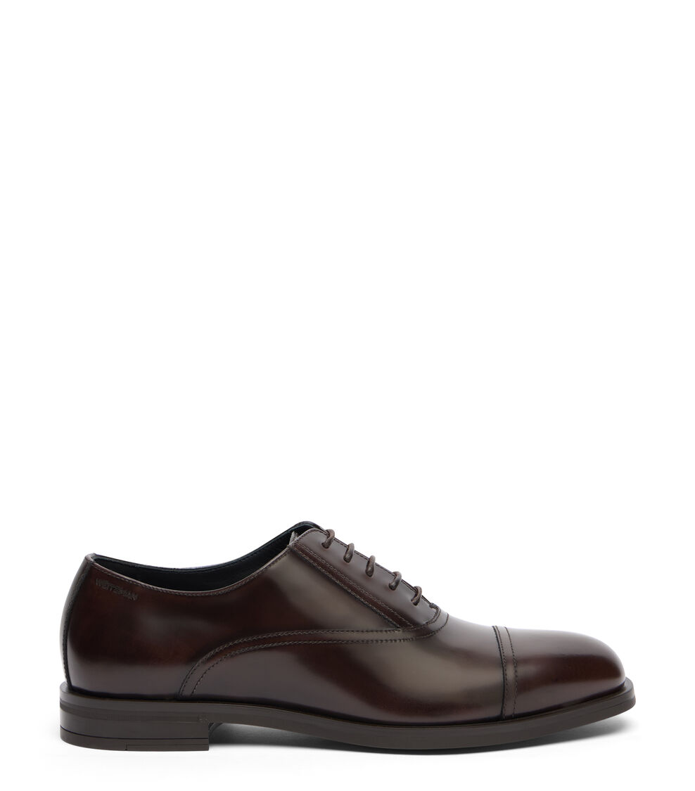 Stuart Weitzman SW CLUB CLASSIC OXFORD DARK BROWN SI154BRCDBR