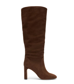 Stuart Weitzman BABETTE TUBO BOOT 85 CIGAR SL546SUEA59