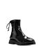 Stuart Weitzman BENITA FLAT VINYL BLACK S1077SYLBLK