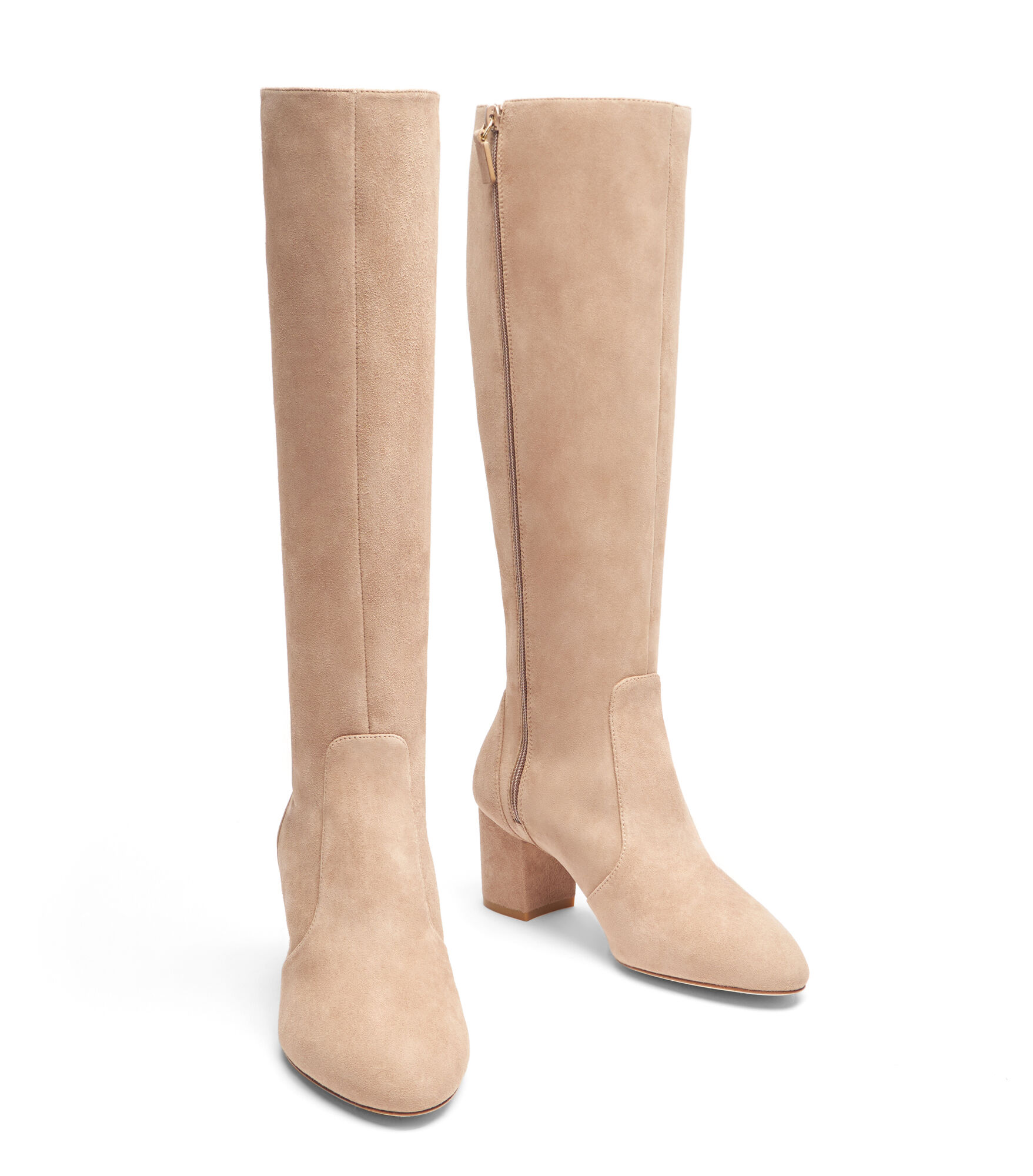YULIANA 60 KNEE HIGH ZIP BOOT in CASHMERE for Women Stuart Weitzman UK