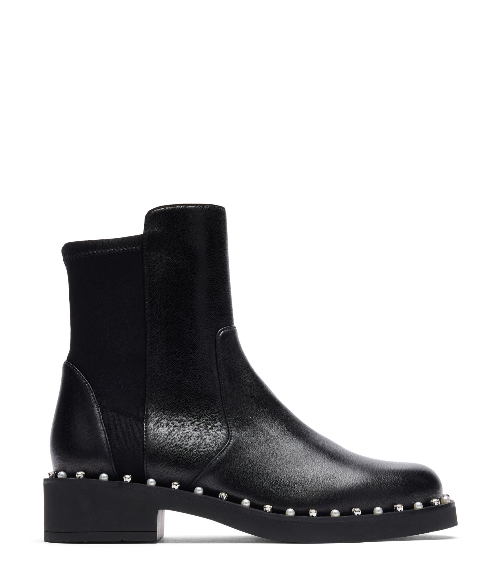 REVERIE BOOTIE, BOTTES ET BOTTINES, , NAPPA/GABARDINE STRETCH - Stuart Weitzman - Modalova