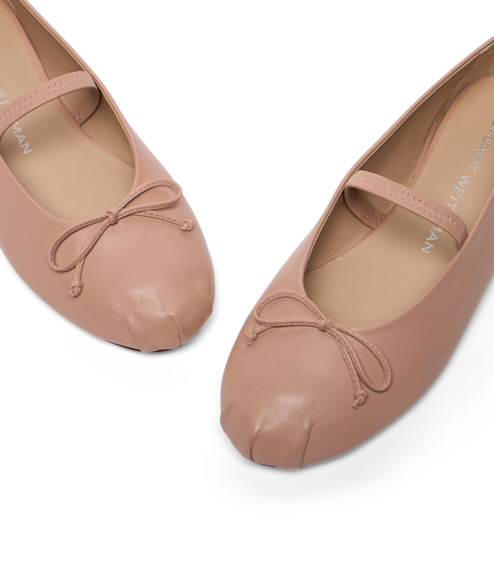 Stuart Weitzman PRIMA BOW BALLET MARY JANE BLUSHFUL SM423LARY6Q