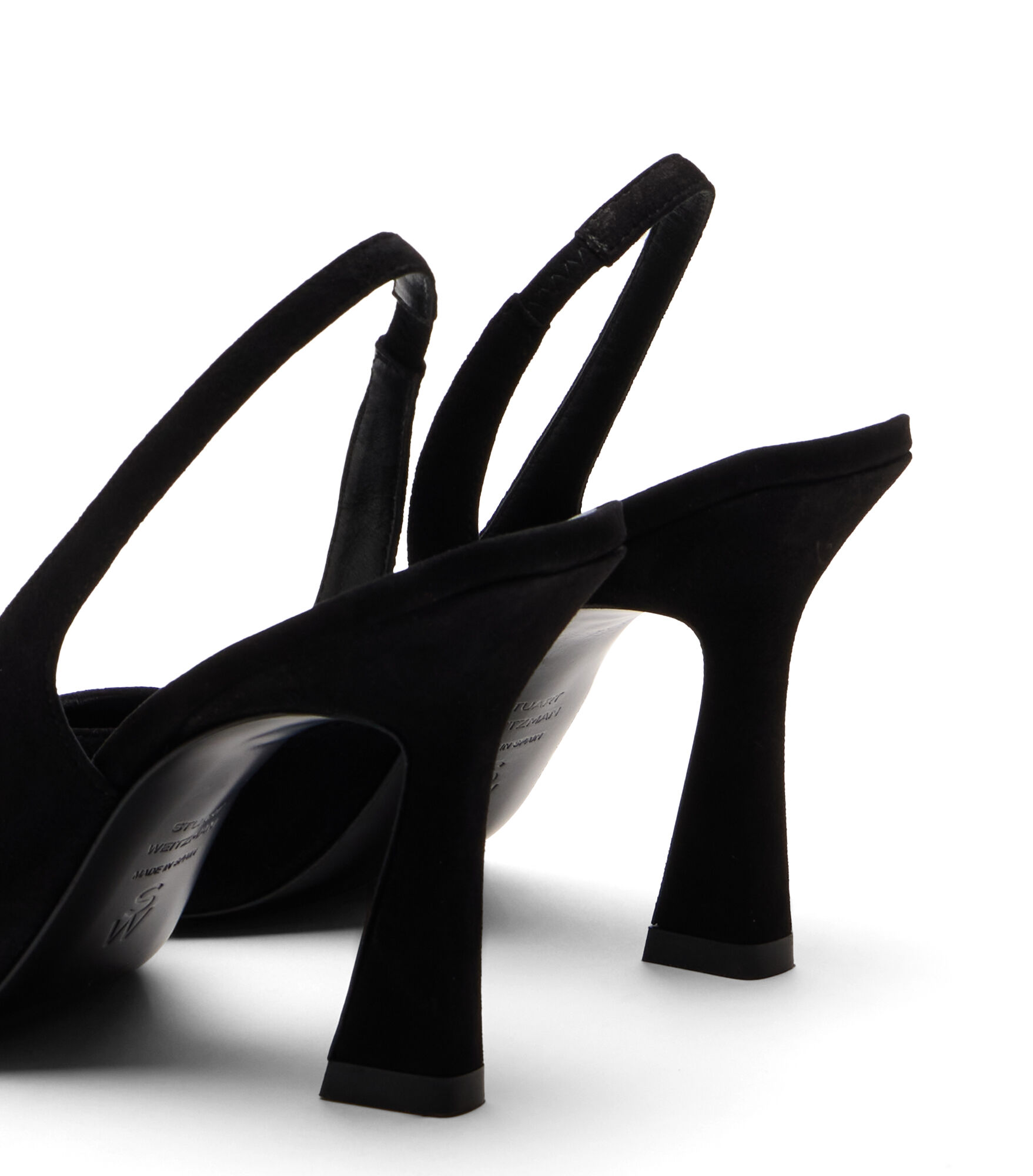 グニフニ♡80s vintegeフラワーbunnyボディバッグ VINNIE 85 DORSAY SLINGBACK in BLACK for Women | Stuart Weitzman®