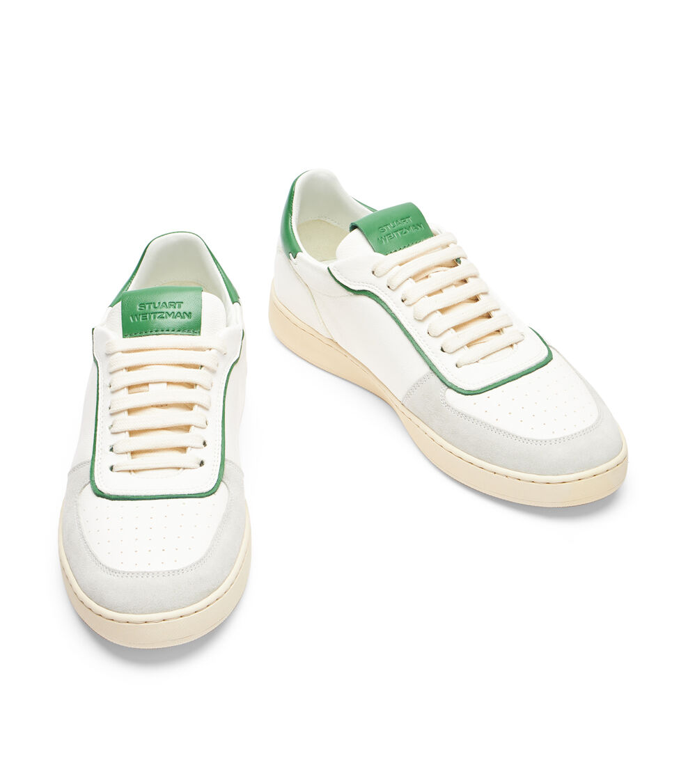 Stuart Weitzman SW DERBY GRIS CLAIR/BLANC/VERT SI016SNPWYU