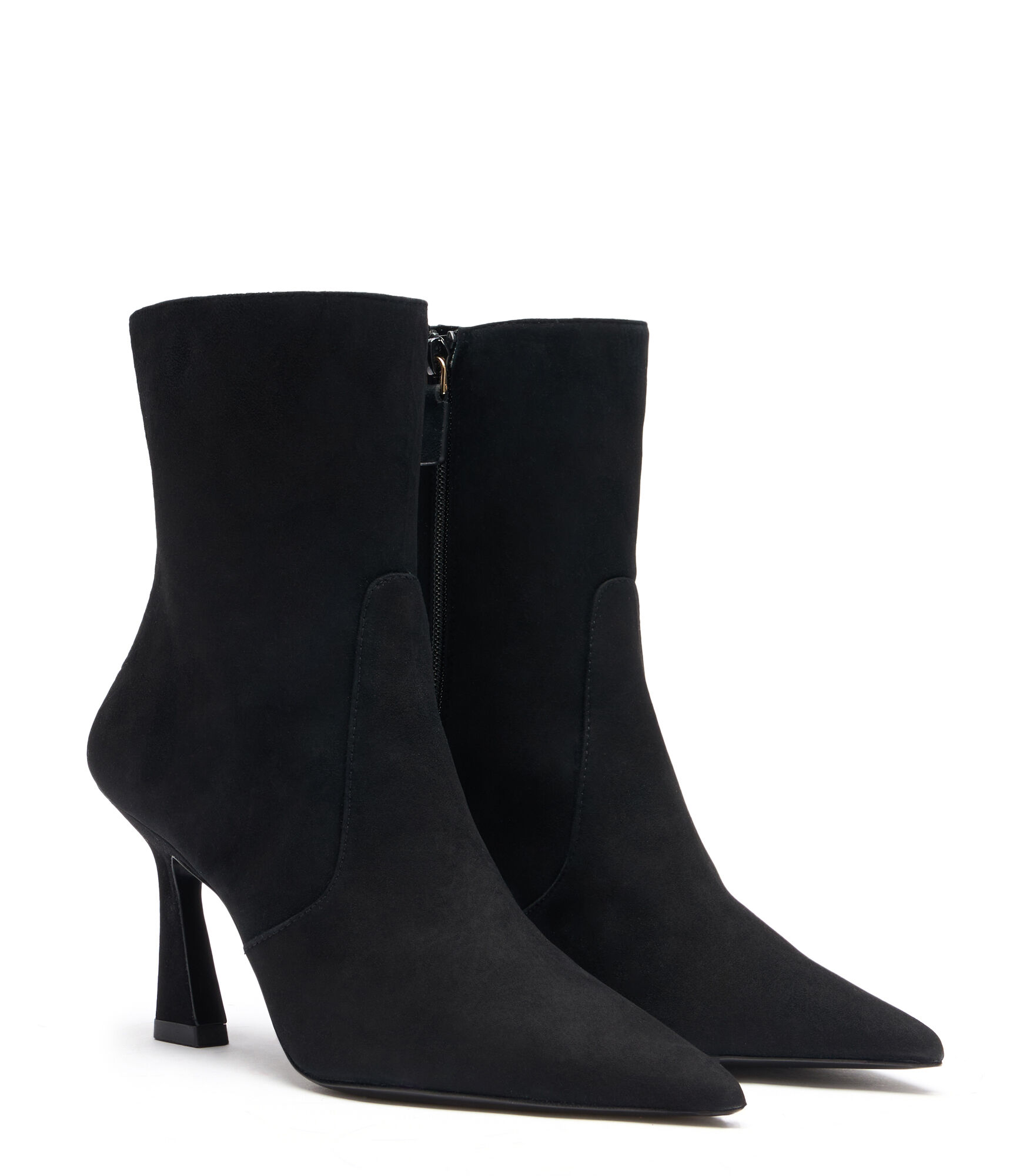 Stuart weitzman black suede booties 2025