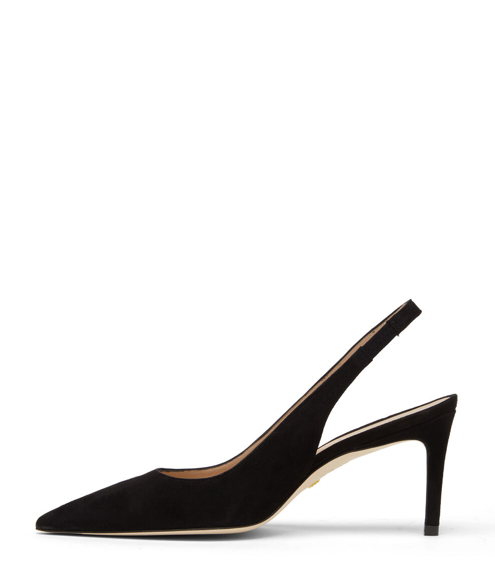 Stuart Weitzman STUART 75 SLINGBACK PUMP SCHWARZ SC424SUEBLK