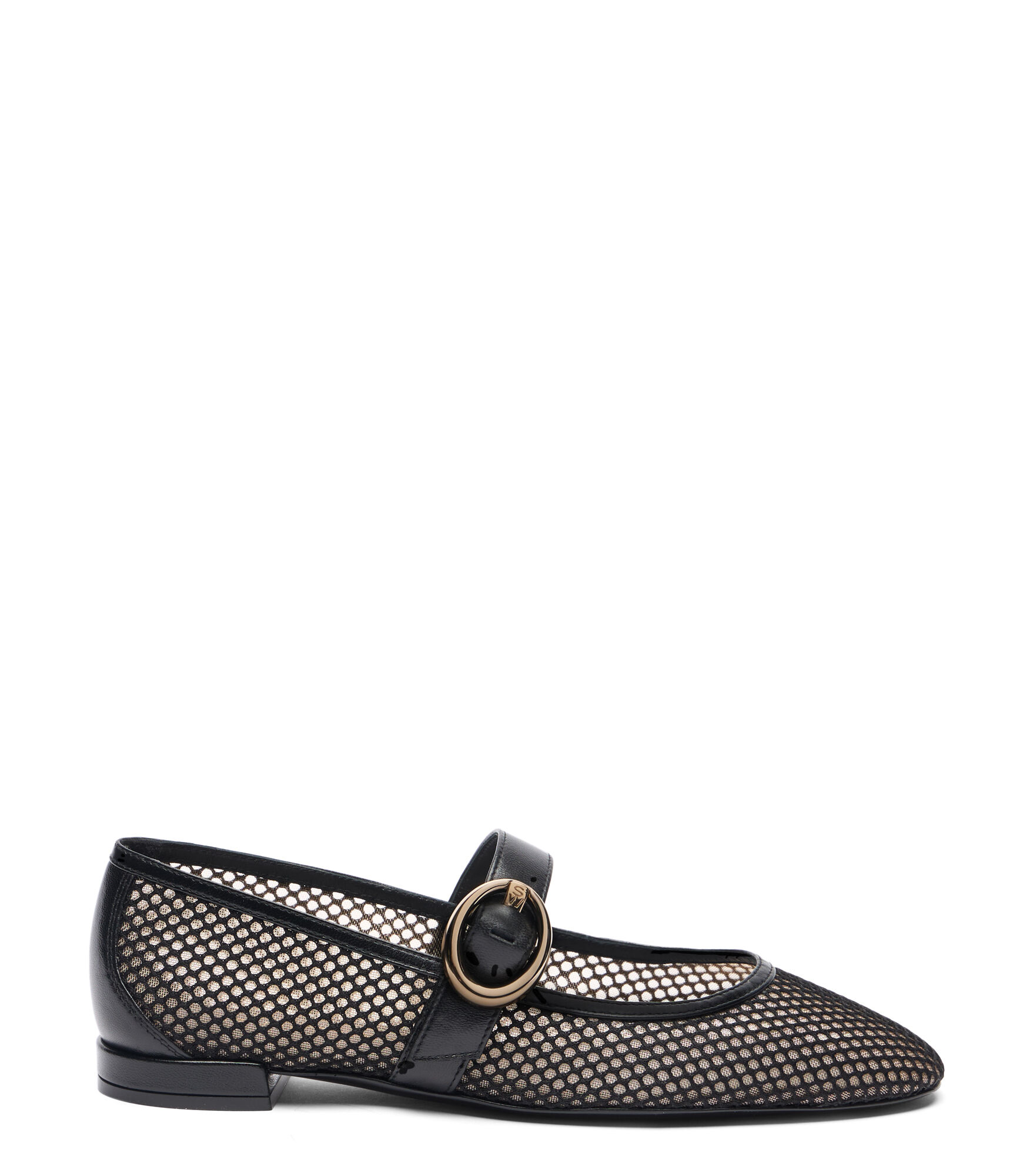 ARABELLA MARY JANE, CHAUSSURES PLATES ET MOCASSINS, , NEW OPEN MESH/LACQUERED NAPPA - Stuart Weitzman - Modalova