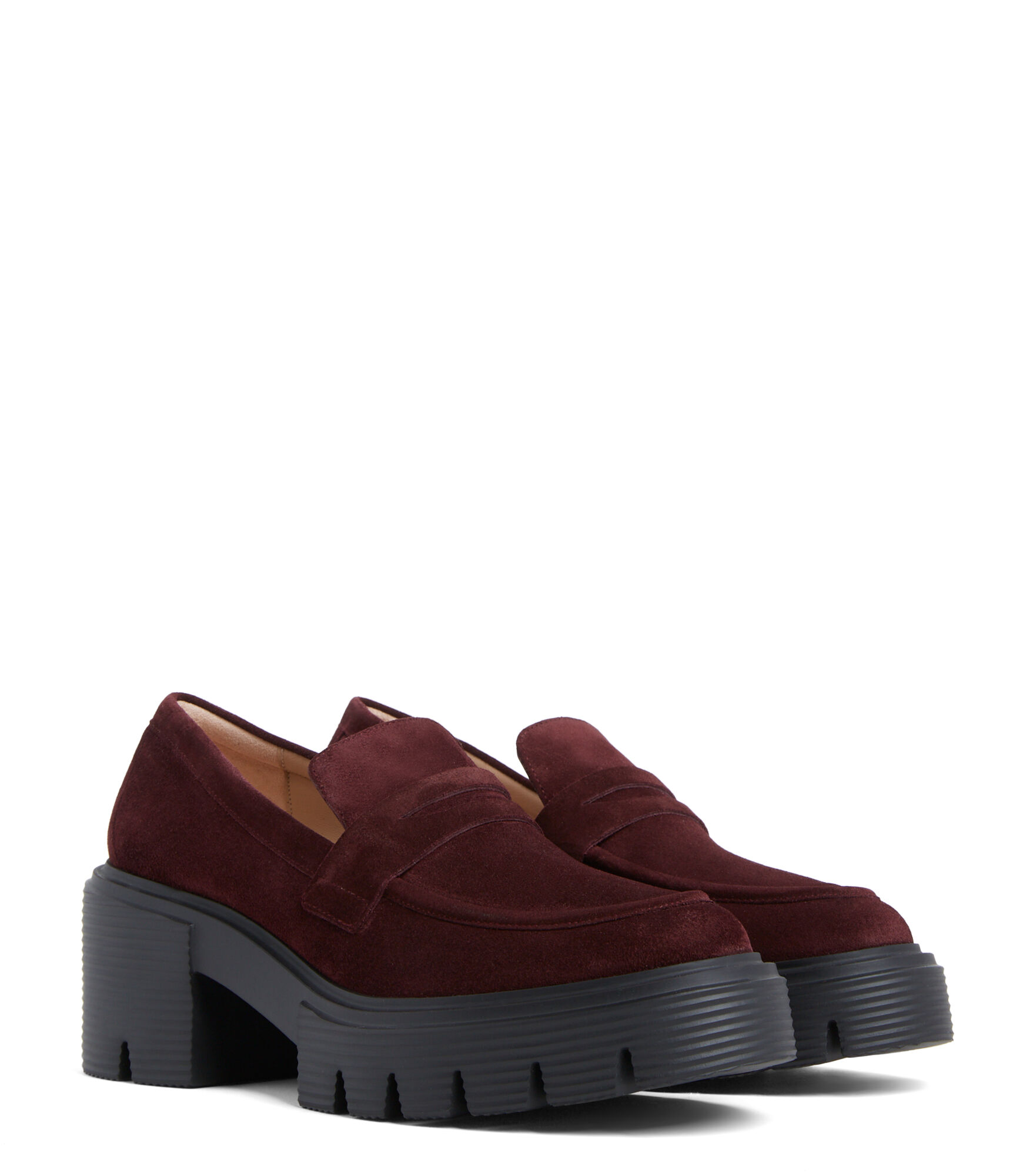 Stuart weitzman discount platform loafers