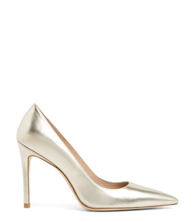 Stuart Weitzman STUART 100 PUMP LIGHT GOLD SA587LIDLIO