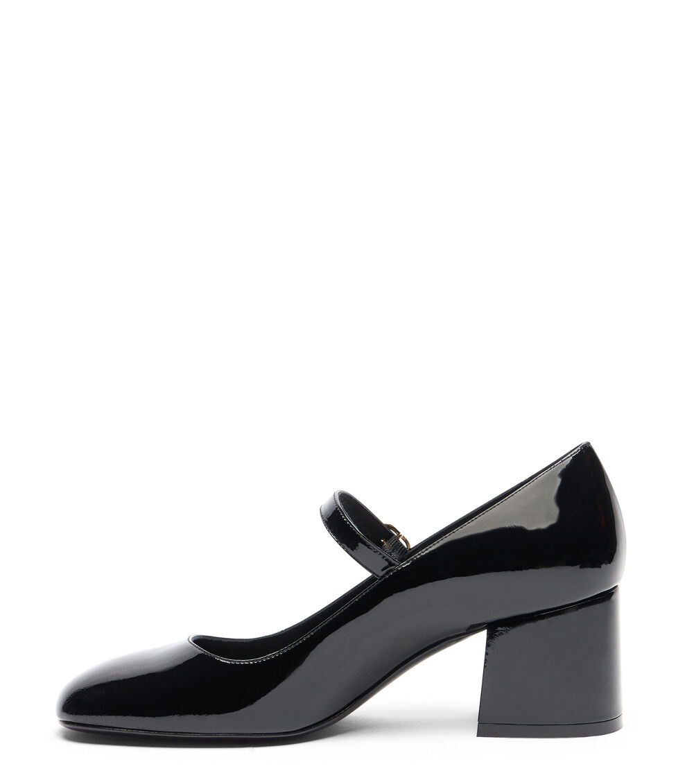 Stuart Weitzman STUART MJ 60 PUMP BLACK SF514PATBLK