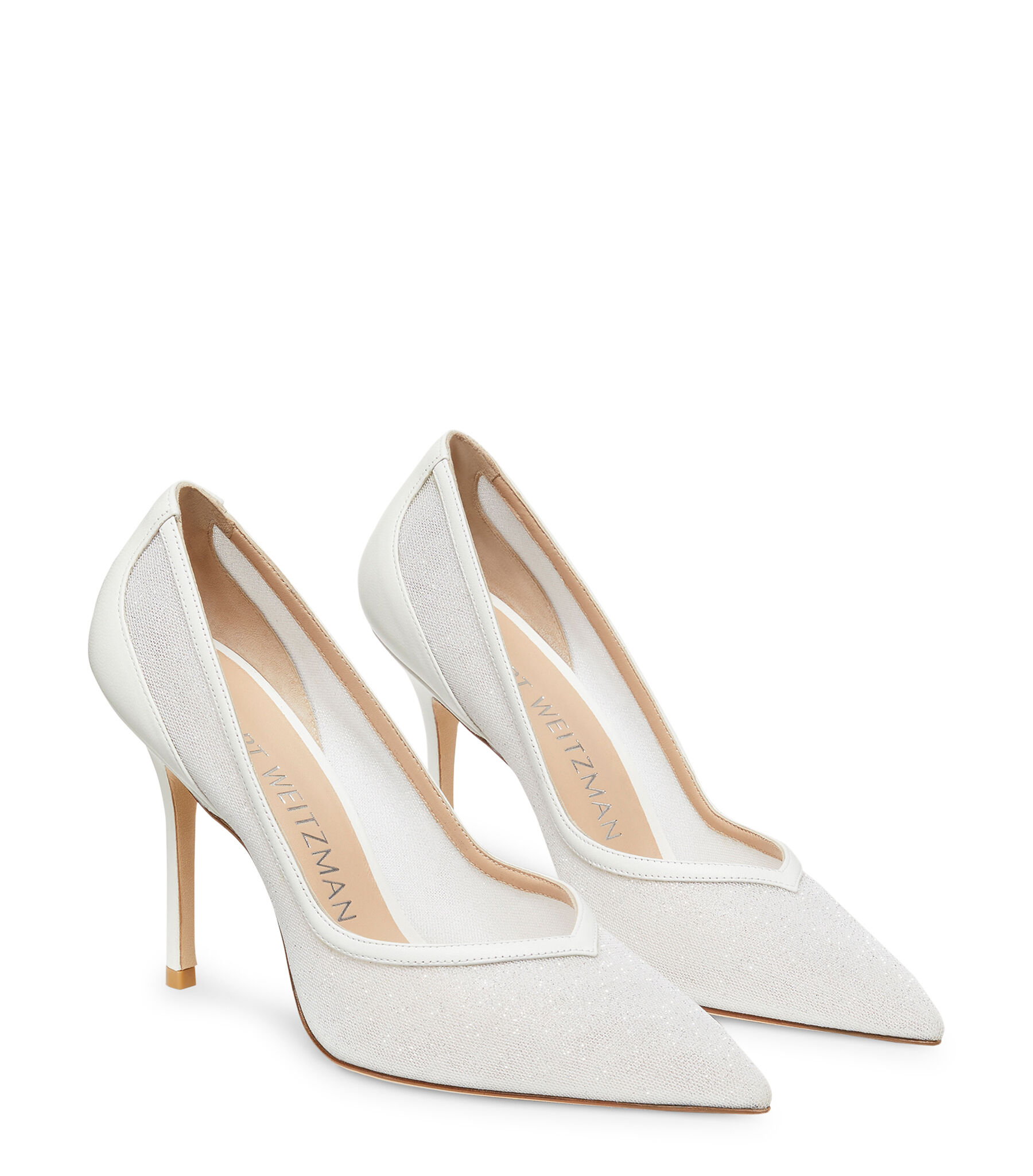 Stuart weitzman white pumps deals