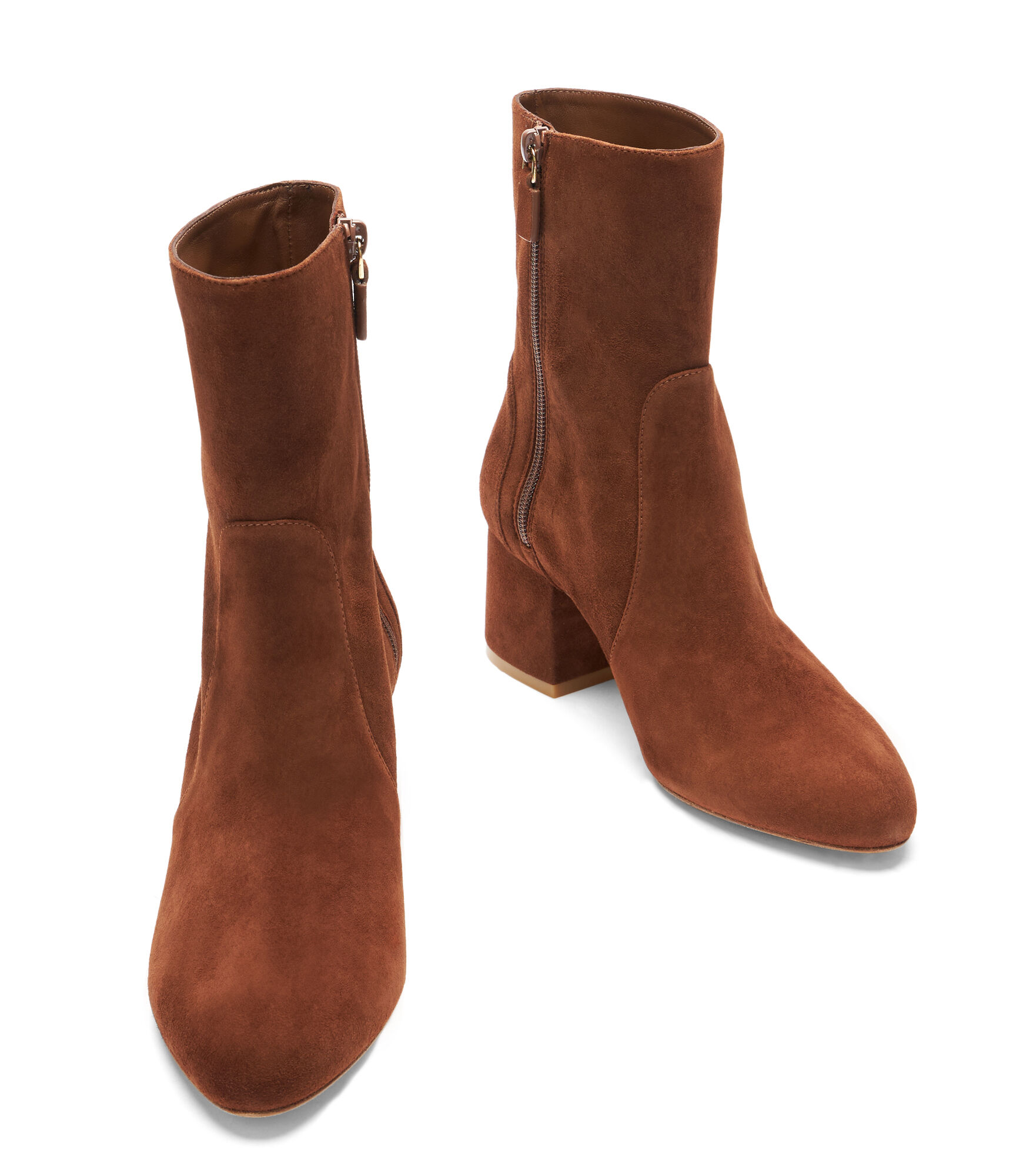 FLAREBLOCK 60 ZIP BOOTIE in DEEP COFFEE for Women | Stuart