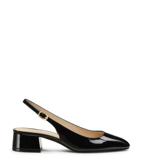Stuart Weitzman MAEVE SLINGBACK 35 BLACK SK675PATBLK