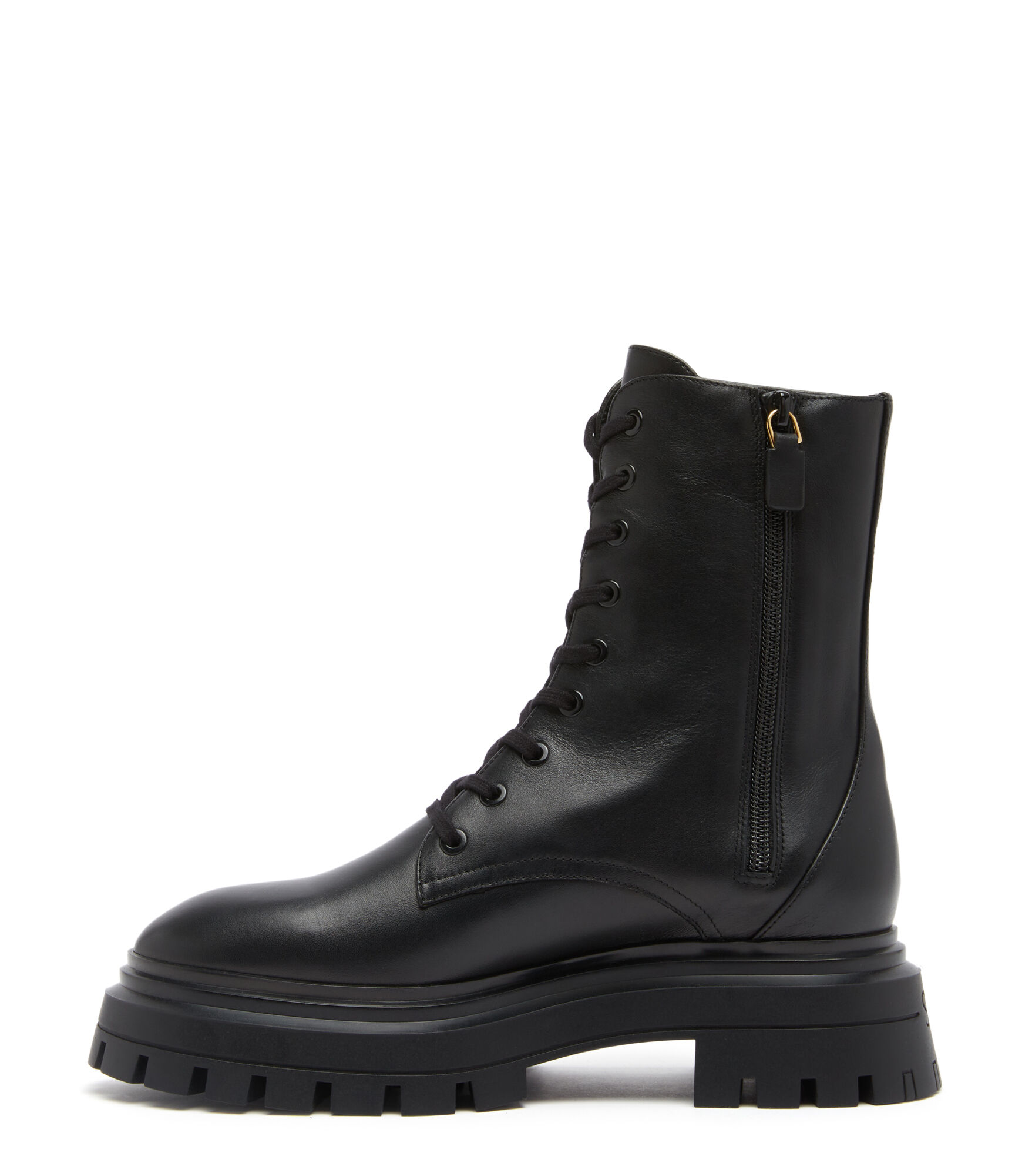BEDFORD SLEEK LACE UP BOOTIE in BLACK for Women Stuart Weitzman UK