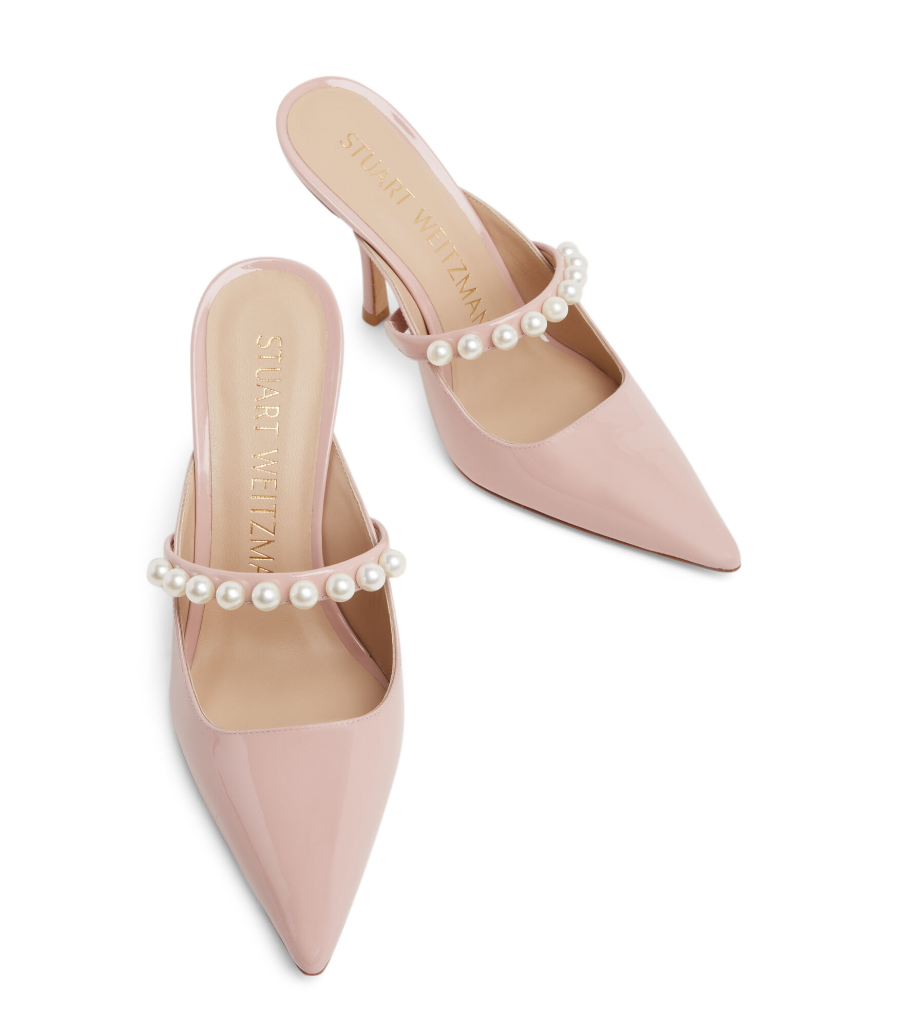 Stuart weitzman pearl shoes clearance