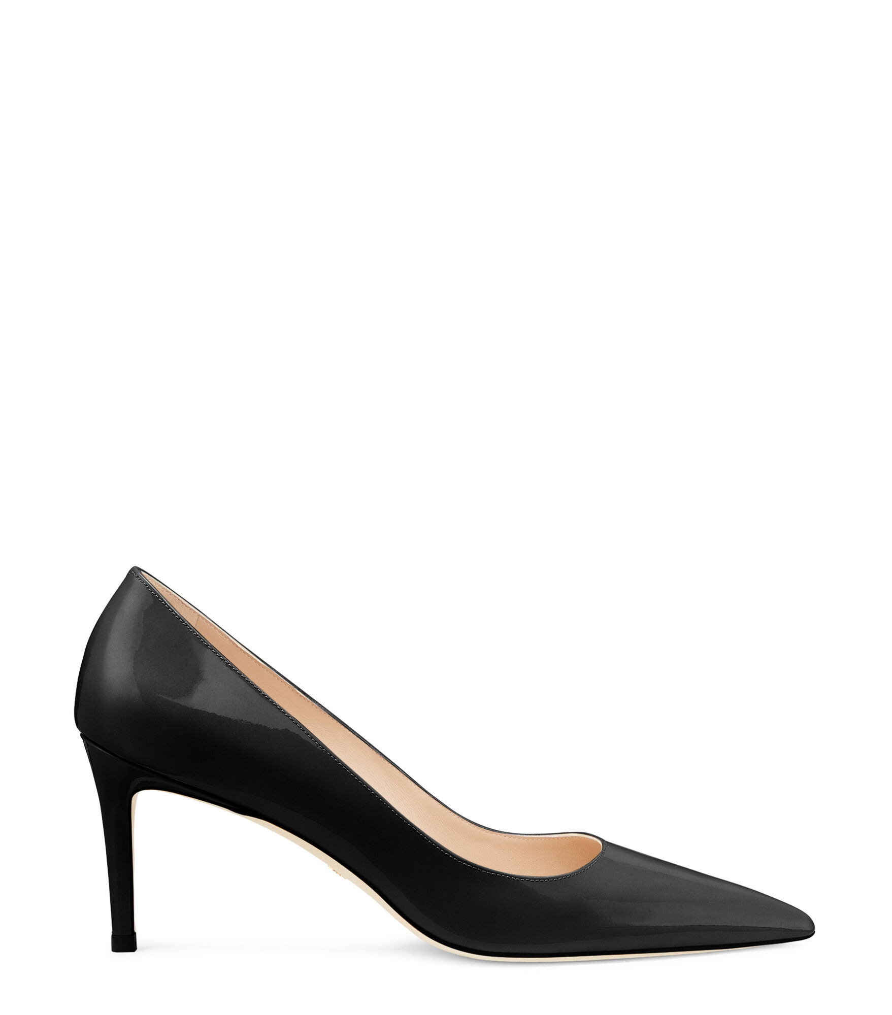 Shop Stuart Weitzman , Stuart 75 Pump, Pumps Und Slingback, Schwarz, Patent-leder In Black