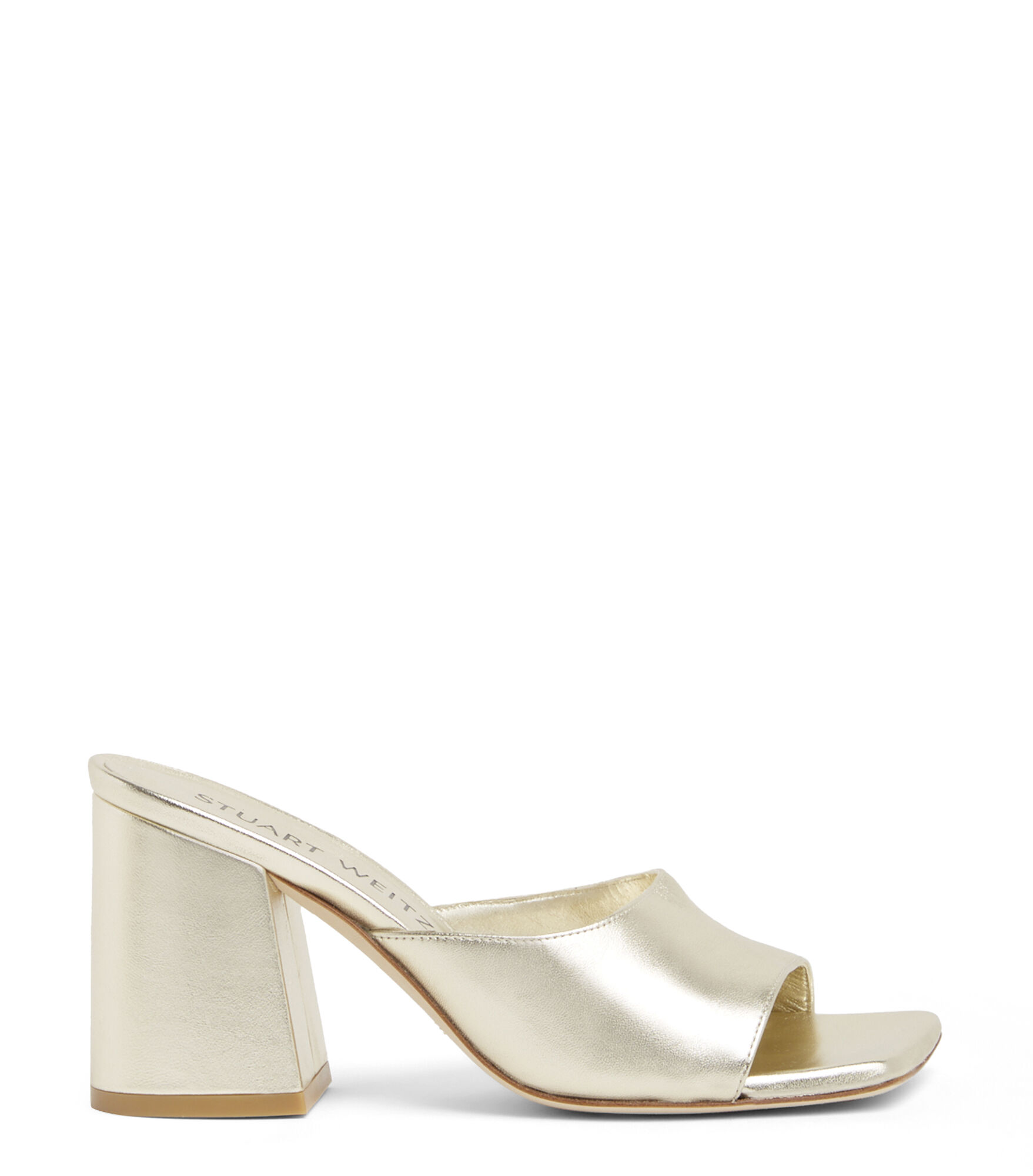 Stuart weitzman gold shoes cheap