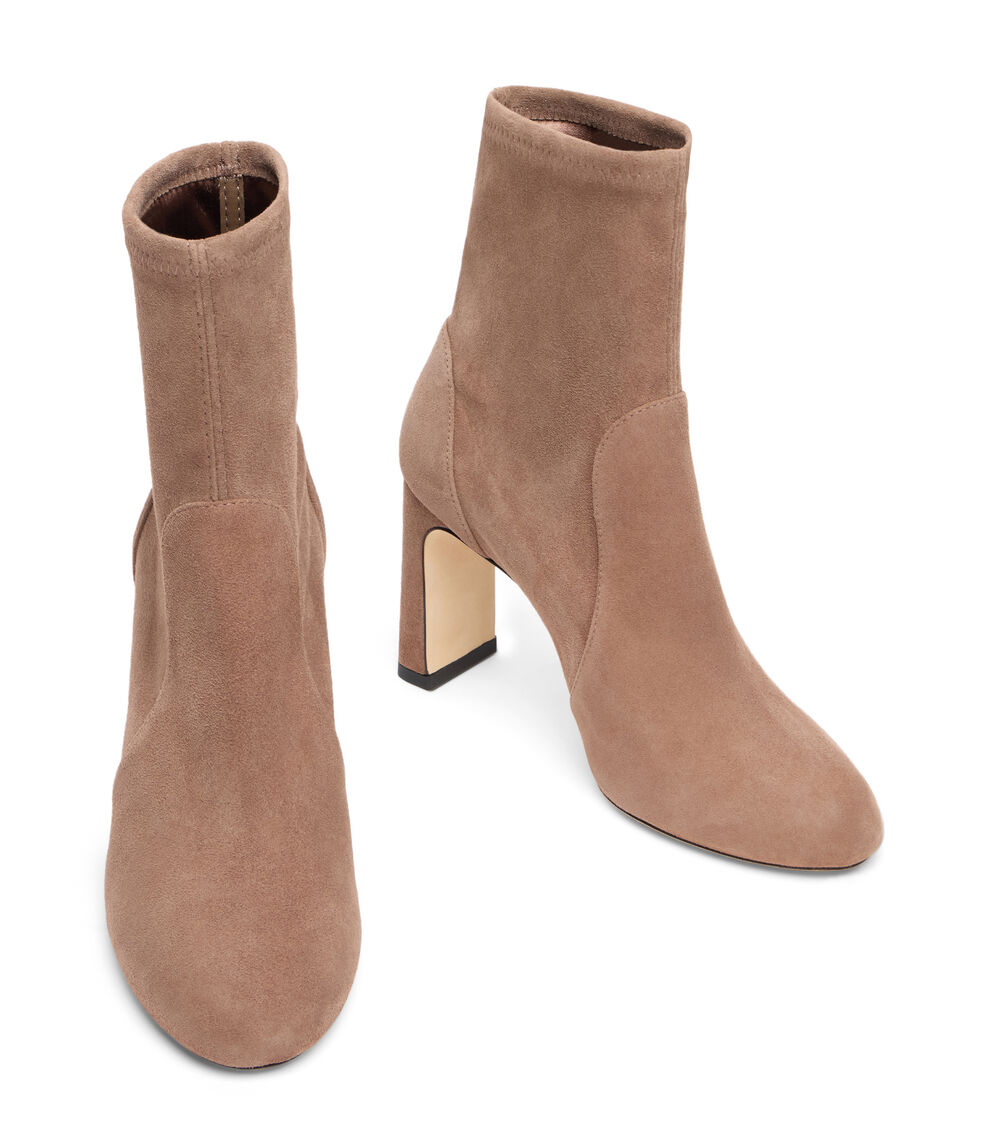 Stuart Weitzman BABETTE BOOTIE 85 TAUPE SL543SUSTAU