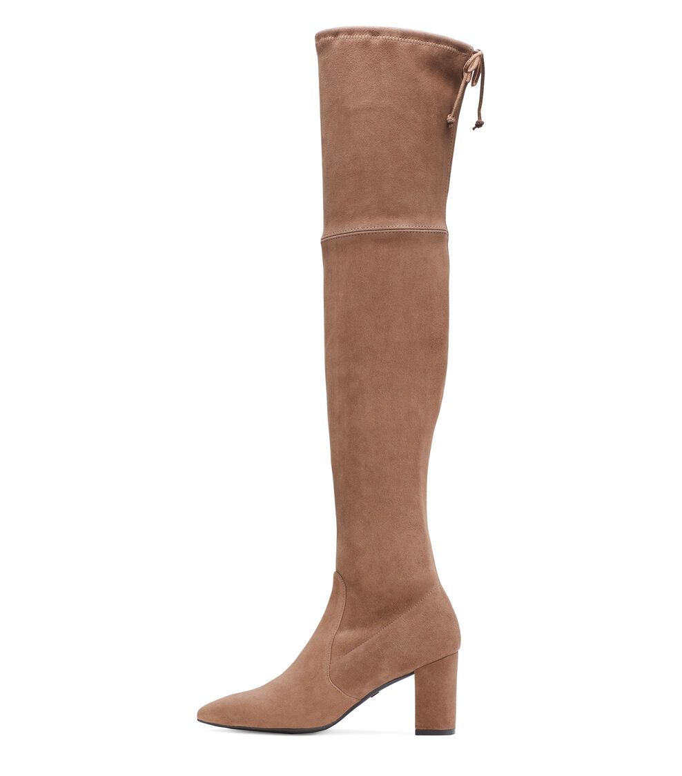 Stuart Weitzman LESLEY 75 TAUPE S4011SUSTAU
