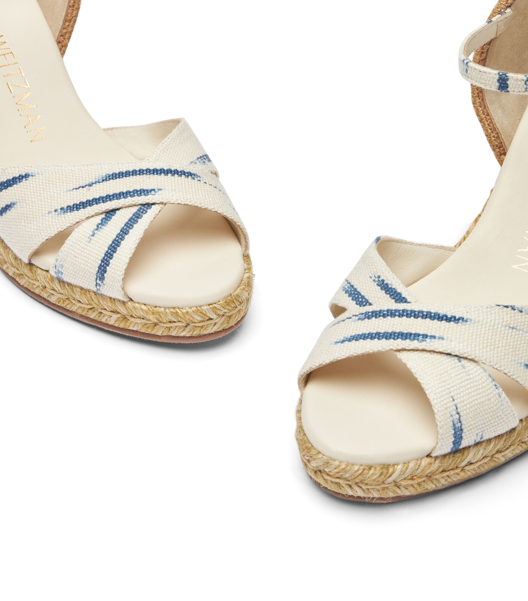 MIRELA II ESPADRILLE WEDGE in NATURAL for Women | Stuart Weitzman®