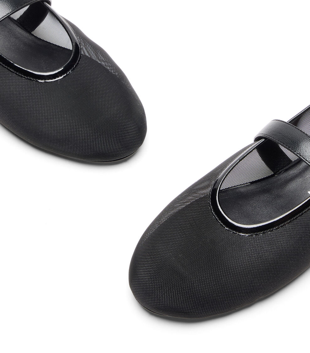 Stuart Weitzman SAI BAREITALL MARY JANE BLACK SN511MGPBLK