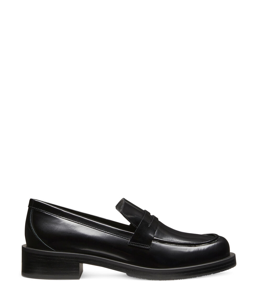 Stuart Weitzman PALMER BOLD LOAFER NOIR SG649APSBLK