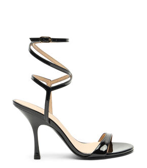 Sandale Compensée Noire Femme Stuart Weitzman ESTEEM - Taille 10 US (M) - Talon Haut