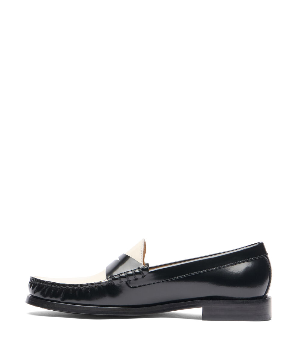 Stuart Weitzman LOTTIE LOAFER NERO/CREMA SK194APSP5R