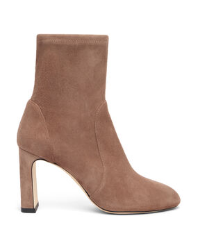 Stuart Weitzman BABETTE BOOTIE 85 TAUPE SL543SUSTAU