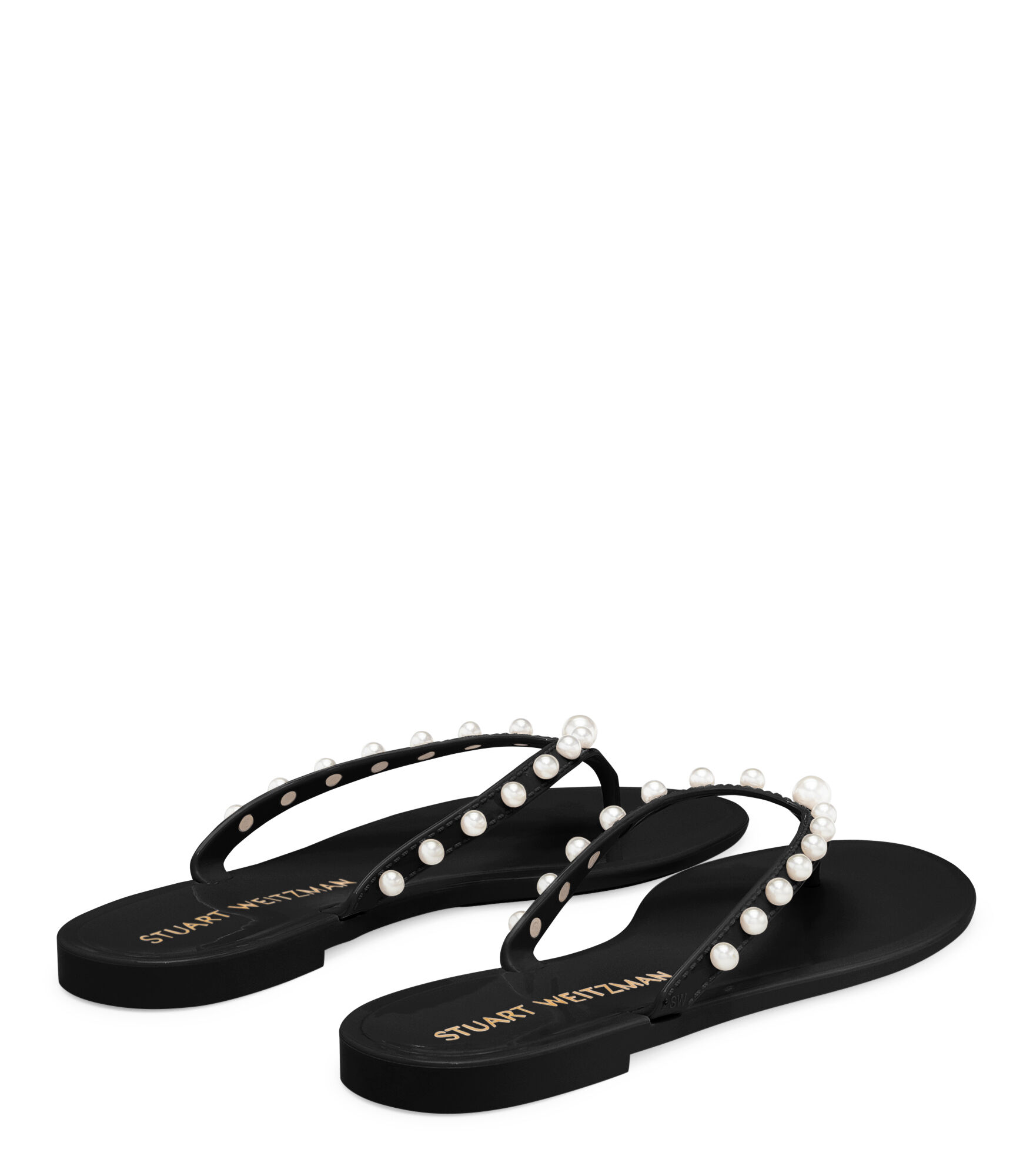 GOLDIE JELLY FLIP FLOP in BLACK for Women Stuart Weitzman UK