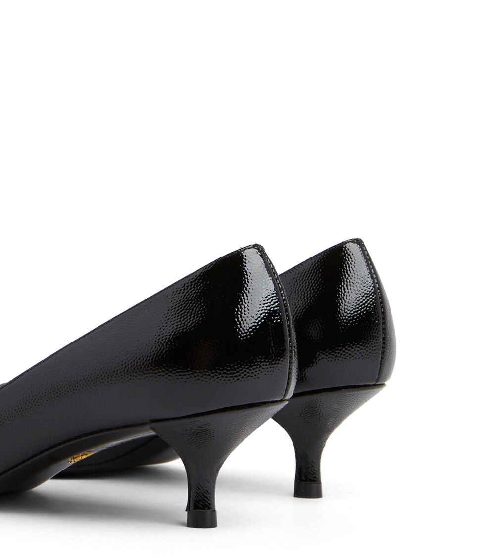 Stuart Weitzman STUART KITTEN PUMP BLACK SF441CATBLK