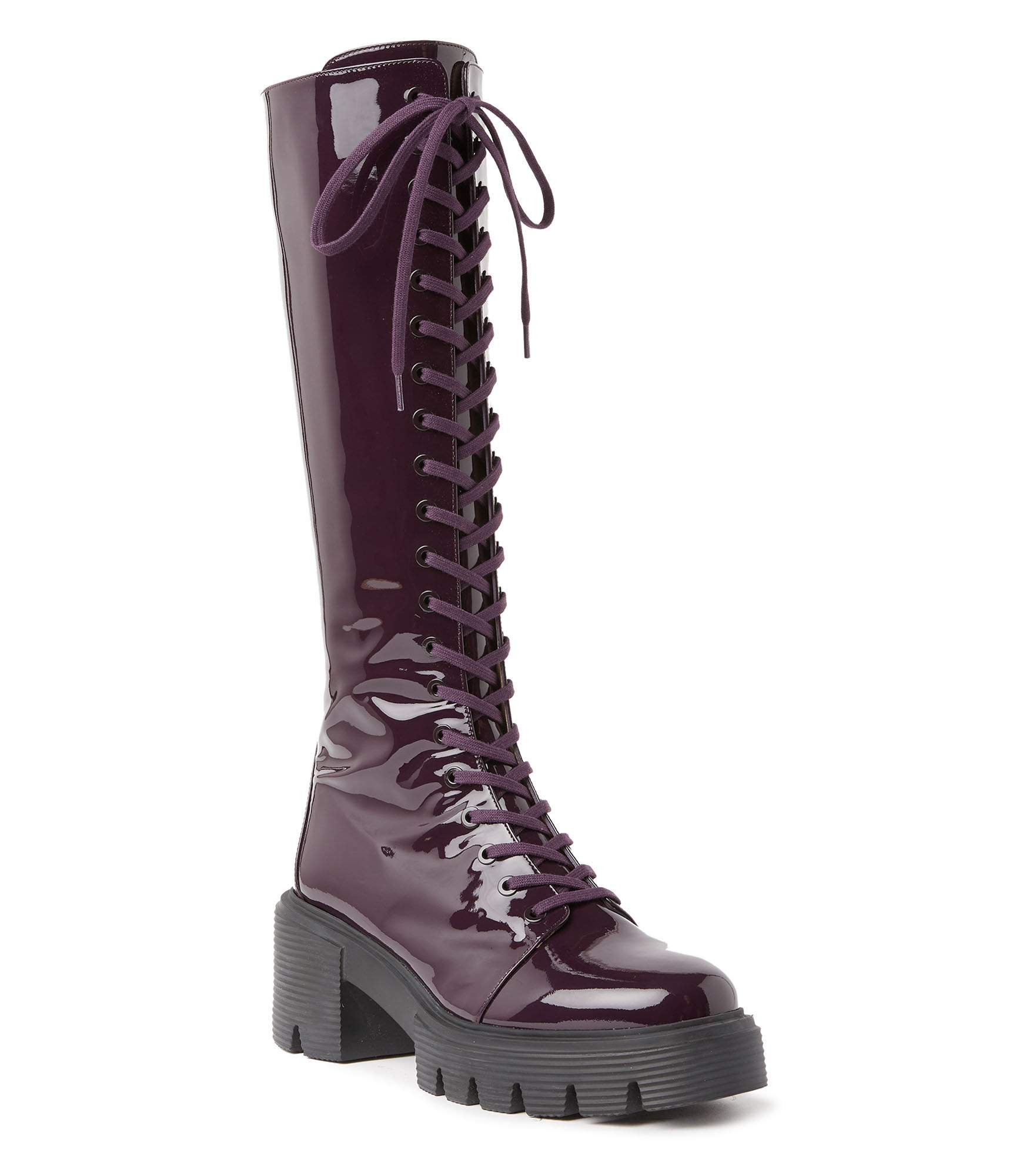 Office shop aubergine boots