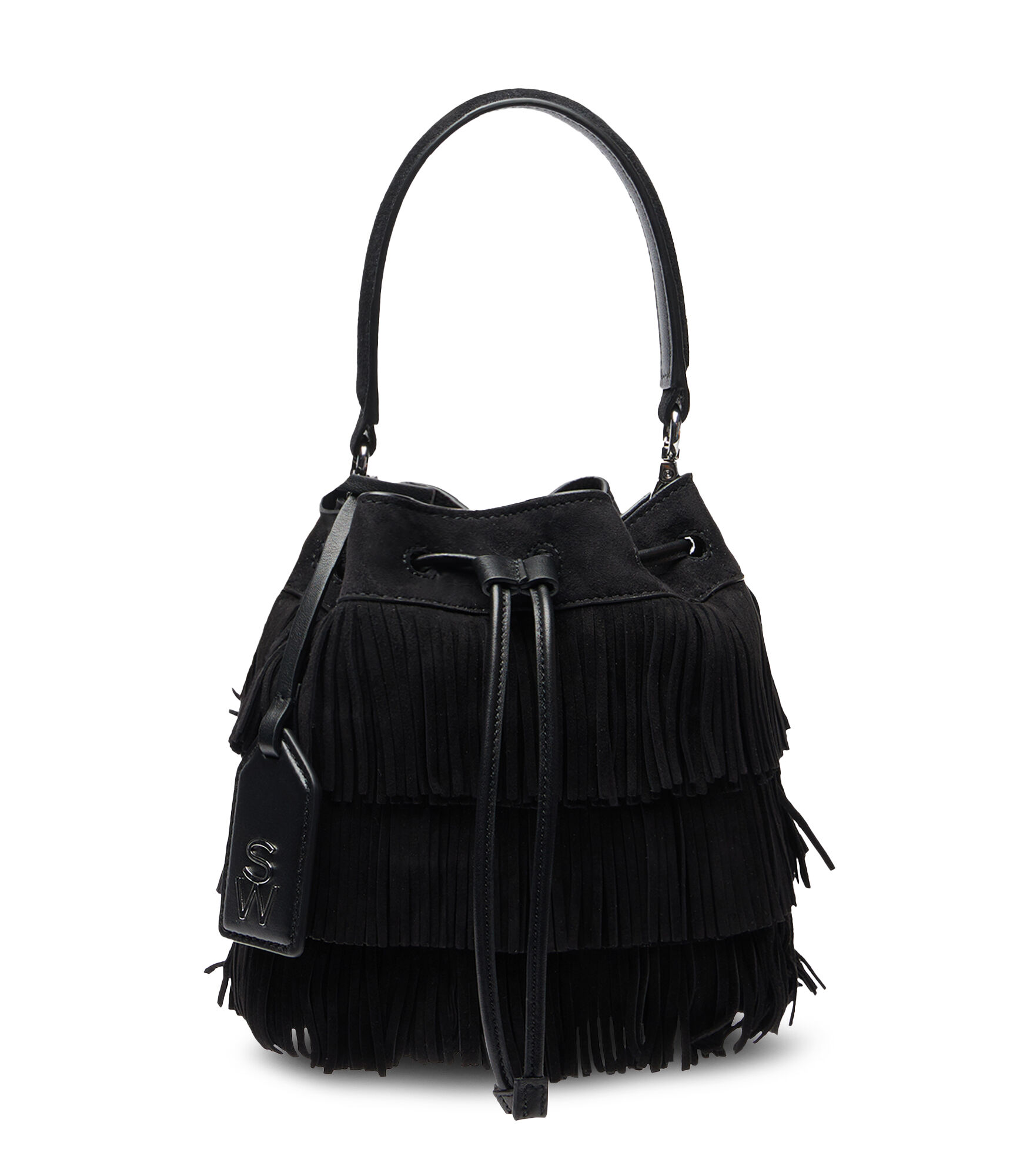 RAE FRINGE MINI BUCKET BAG, Last chance, , DAIM - Stuart Weitzman - Modalova