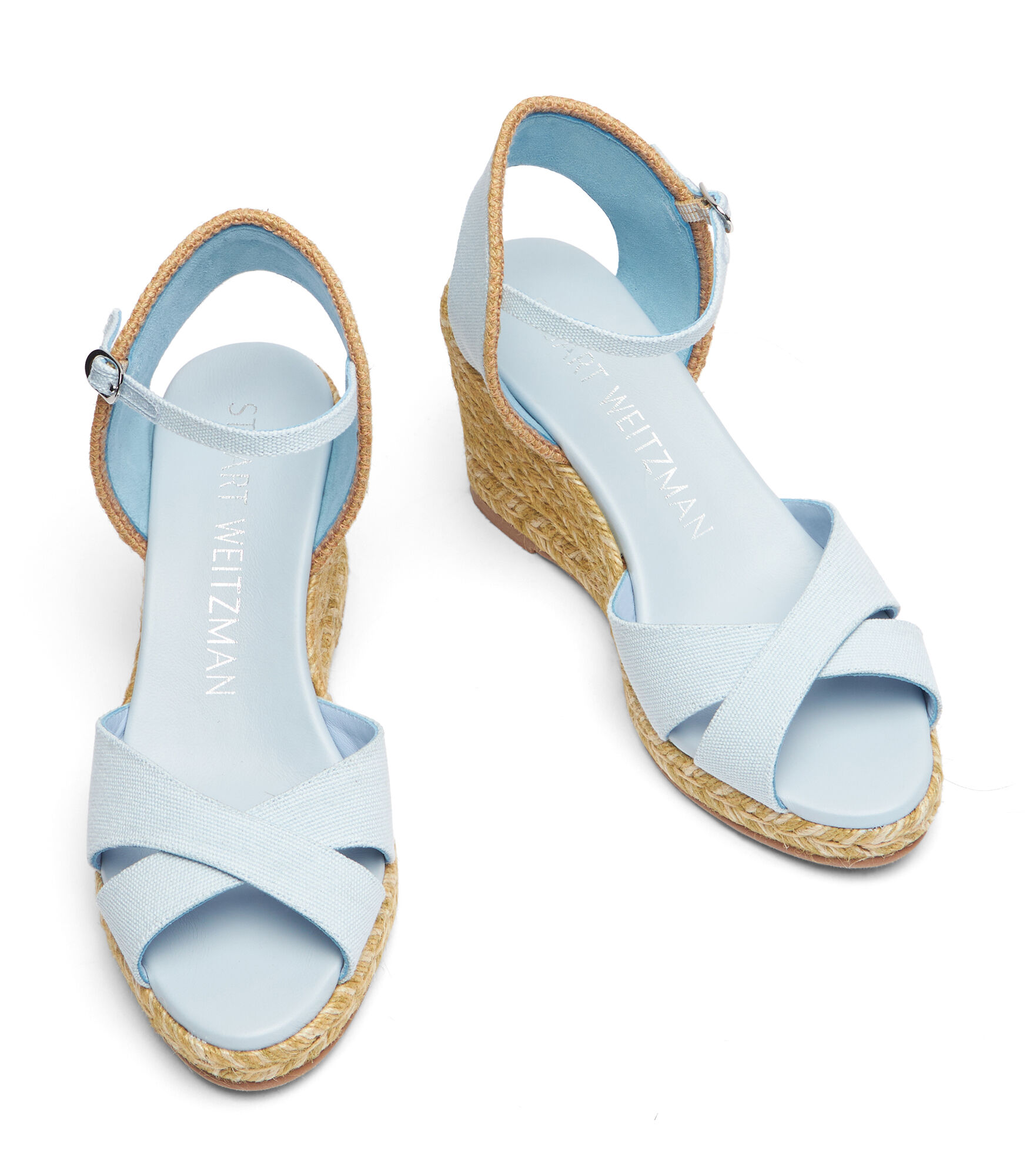 MIRELA II ESPADRILLE WEDGE in CIELO da Donna Stuart Weitzman