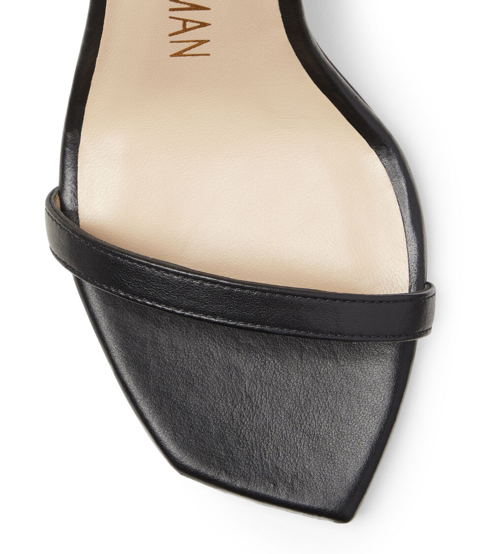 Stuart Weitzman NUDISTCURVE GLADIATOR 100 SANDAL BLACK SA179CHIBLK