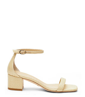 Stuart Weitzman SIMPLECURVE 50 SANDAL BEIGE SH509FIAWHE