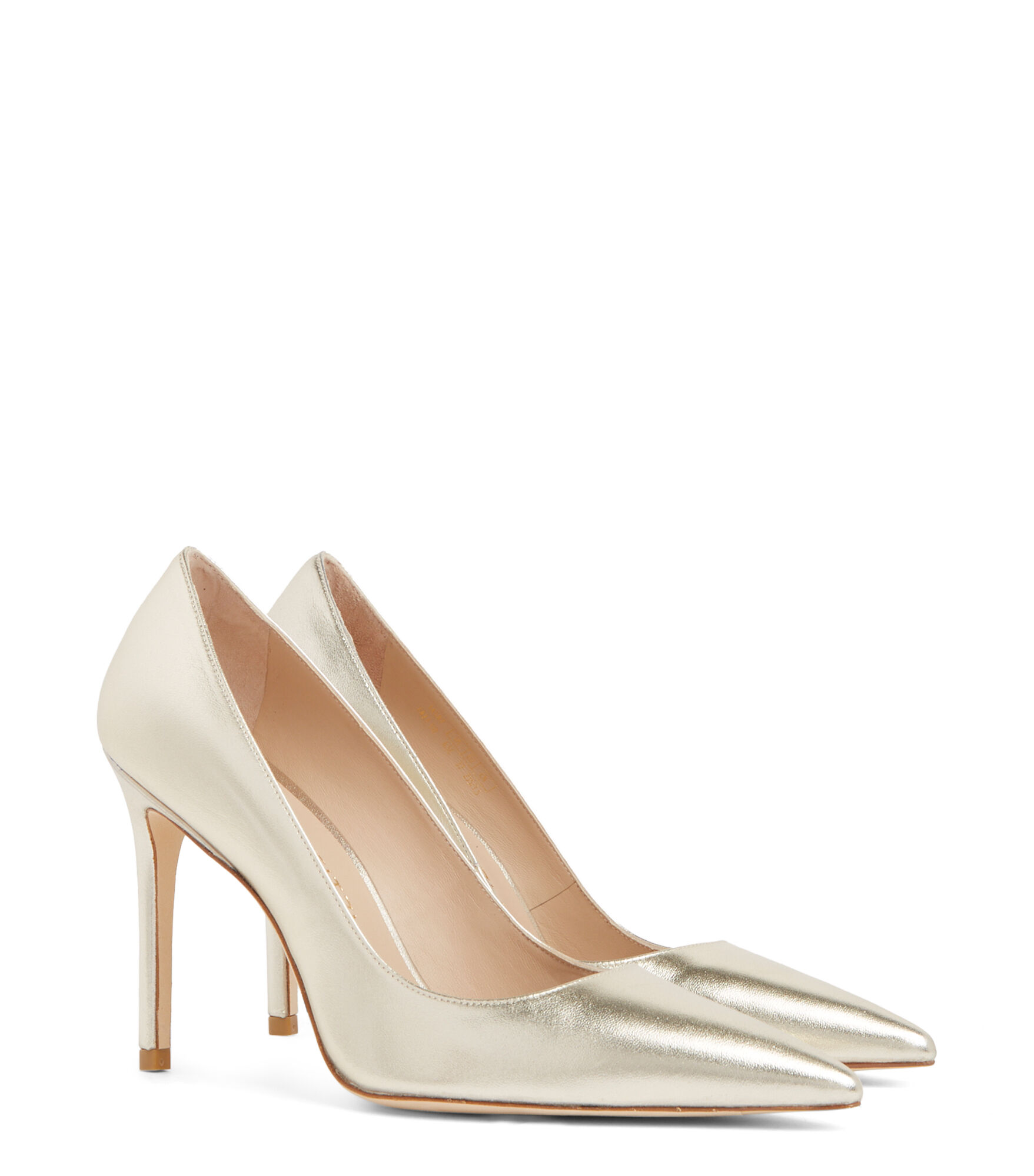 STUART 100 PUMP in LIGHT GOLD for Women Stuart Weitzman