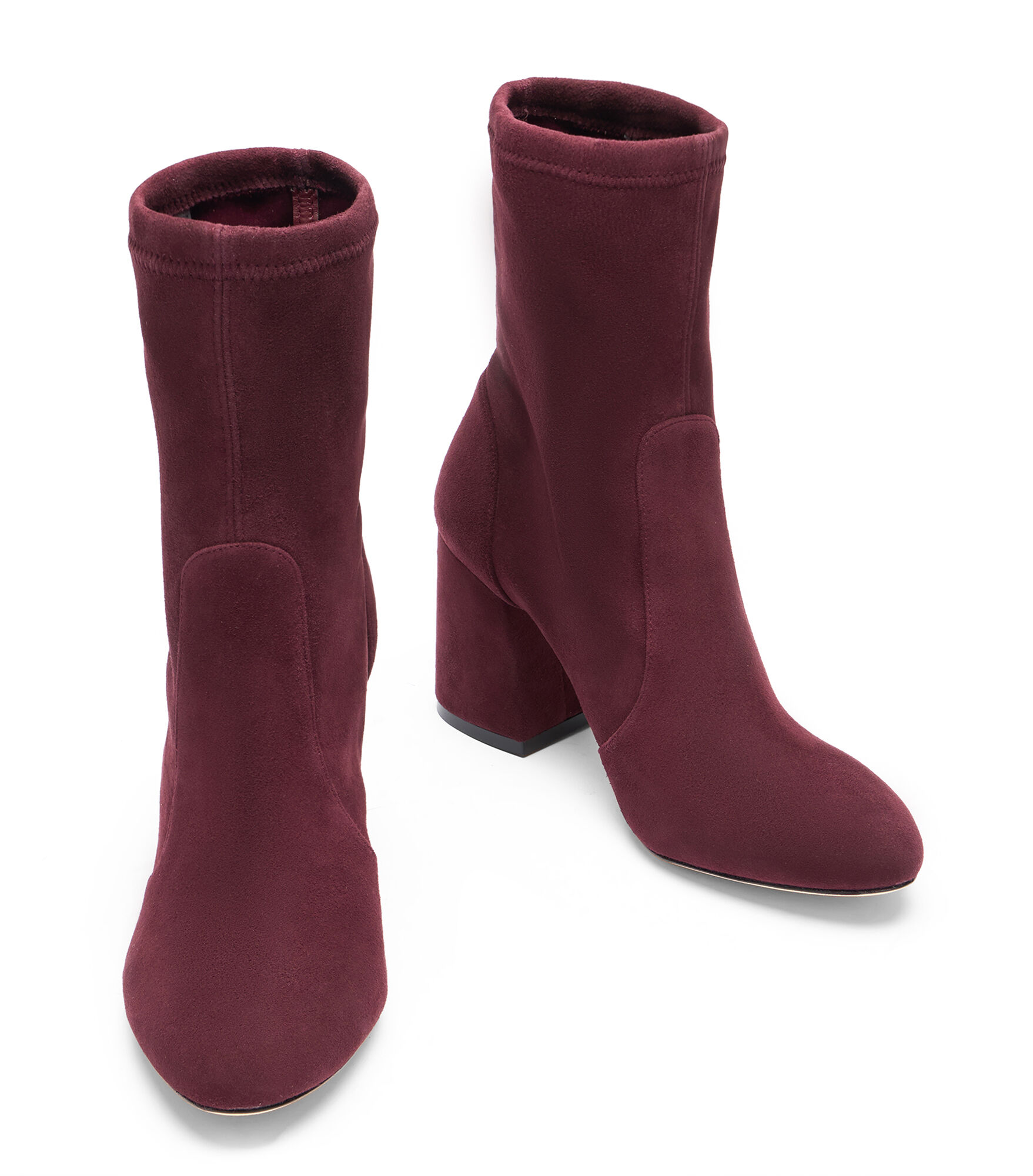 ショートブーツ・ブーティ Stuart Weitzman FLAREBLOCK85 Ankle Boots Stivaletto Amazon.com | Stuart Weitzman Flareblock 85 Stretch Bootie