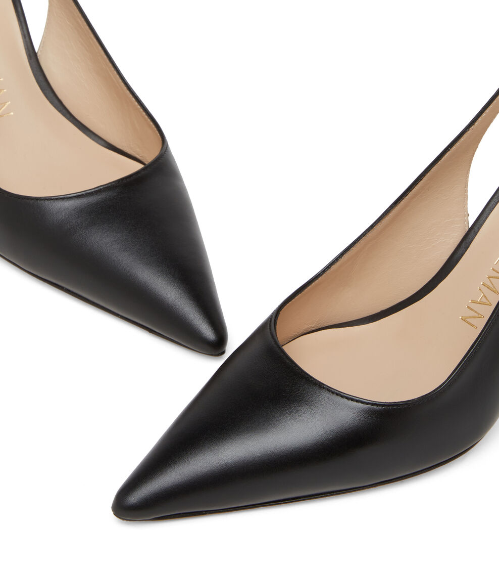 Stuart Weitzman STUART 75 SLINGBACK PUMP BLACK SD623SMOBLK