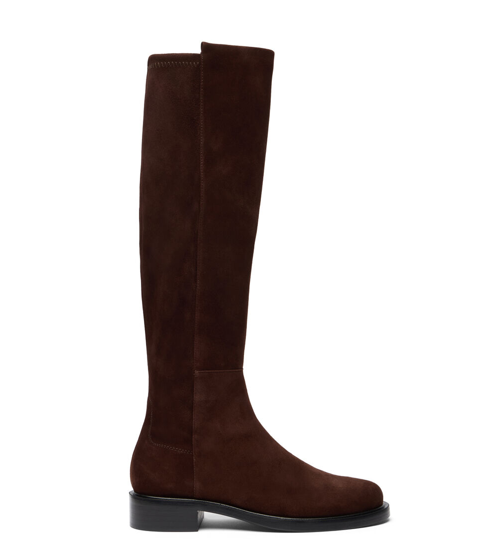Stuart Weitzman 5050 GISELE KNEE-HIGH BOOT WALNUT/WALNUT/BLACK SM477SKKYJM