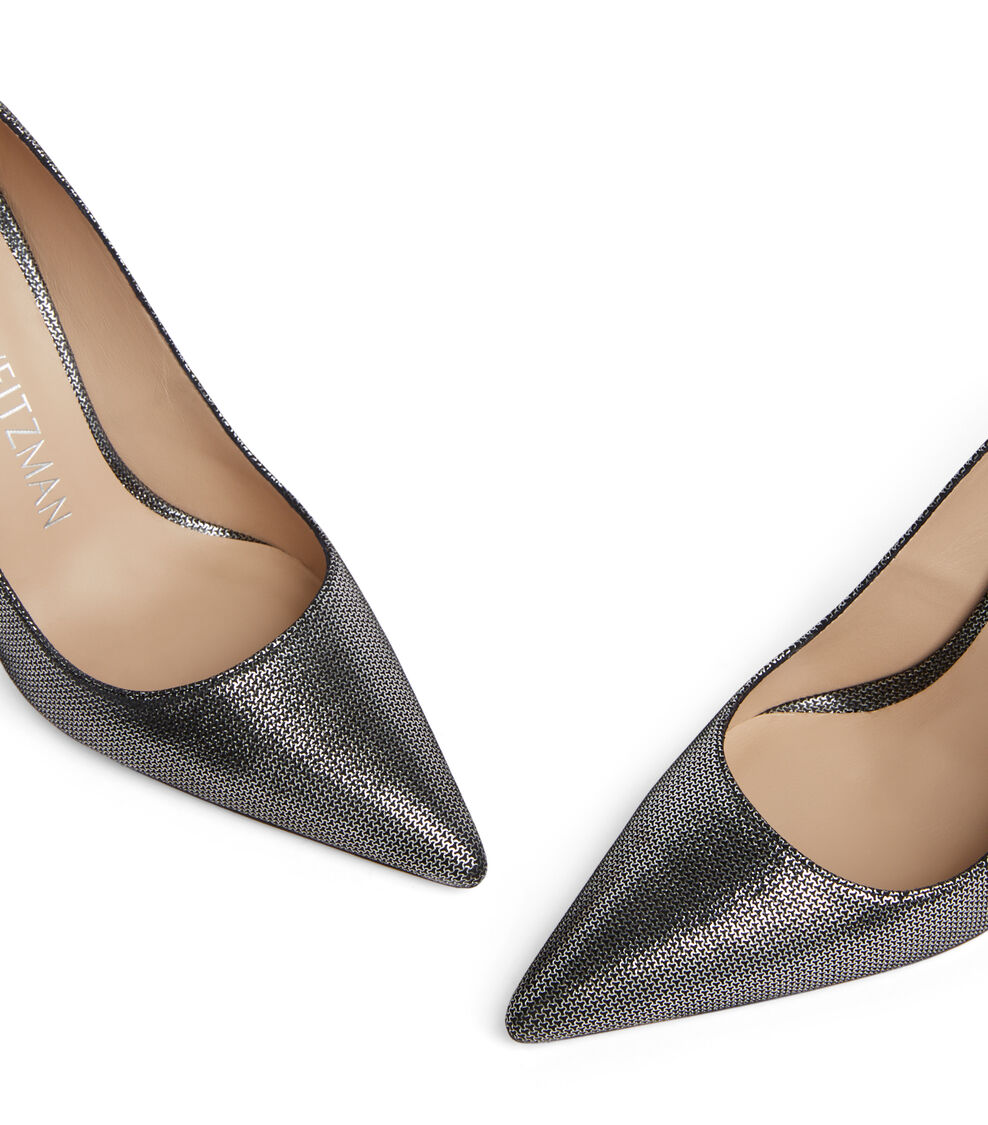 Stuart Weitzman STUART 100 PUMP Stuart Weitzman STUART 100 PUMP ACERO SG243GLUSTE
