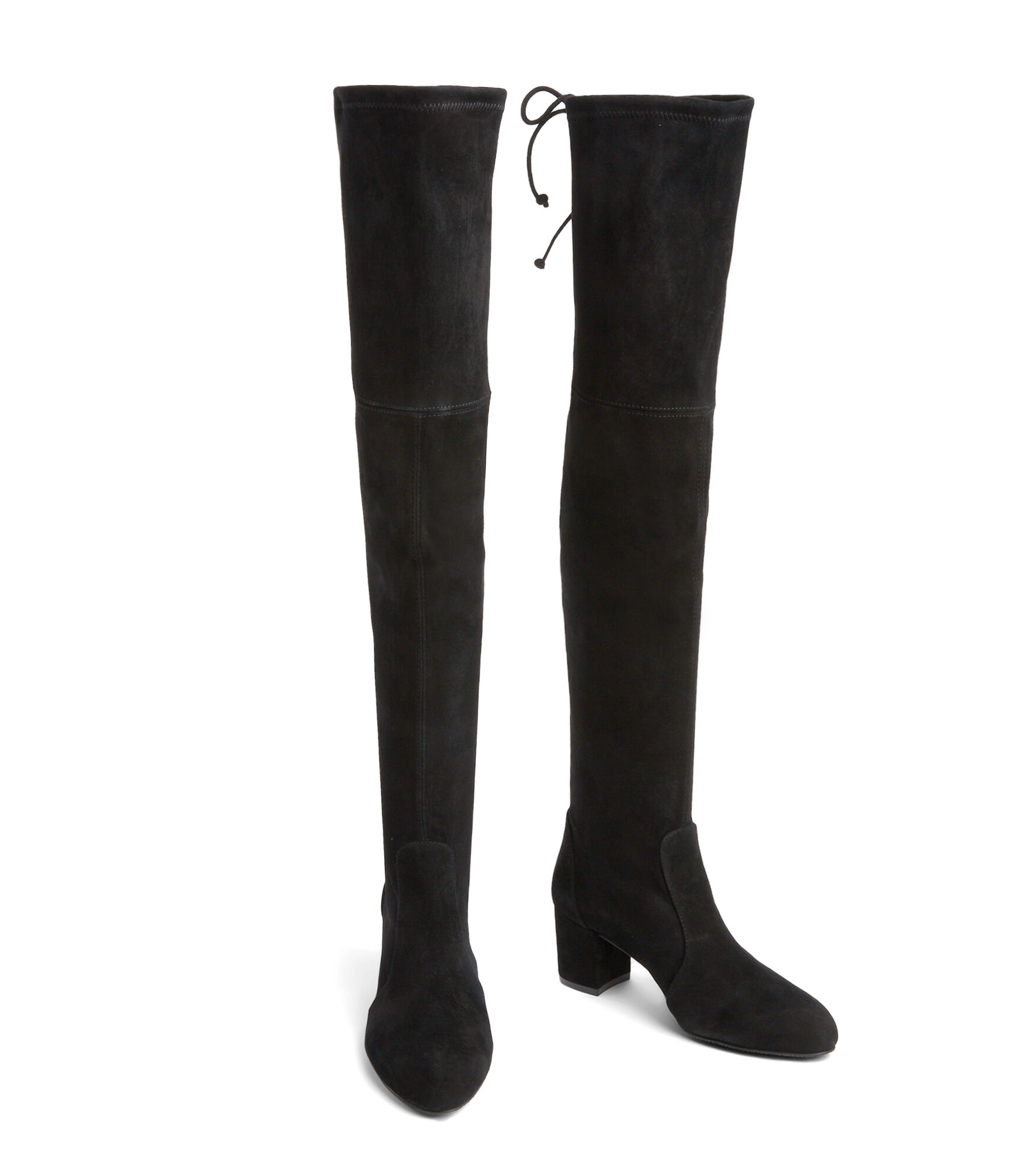 Stuart weitzman black top suede boots
